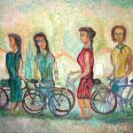 בחורות עם אופניים