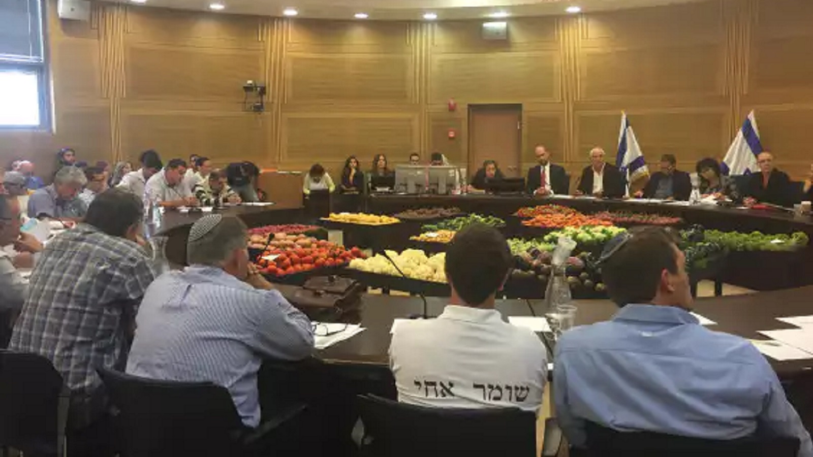 דיון בוועדת הכלכלה של הכנסת במסגרת יום החקלאות בעבר