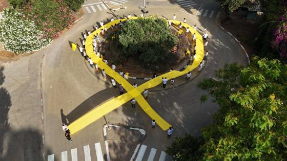 מיצג סמל החטופים