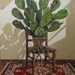 פואד אגבאריה - התגלמות הצבר, 2025. שמן על בד